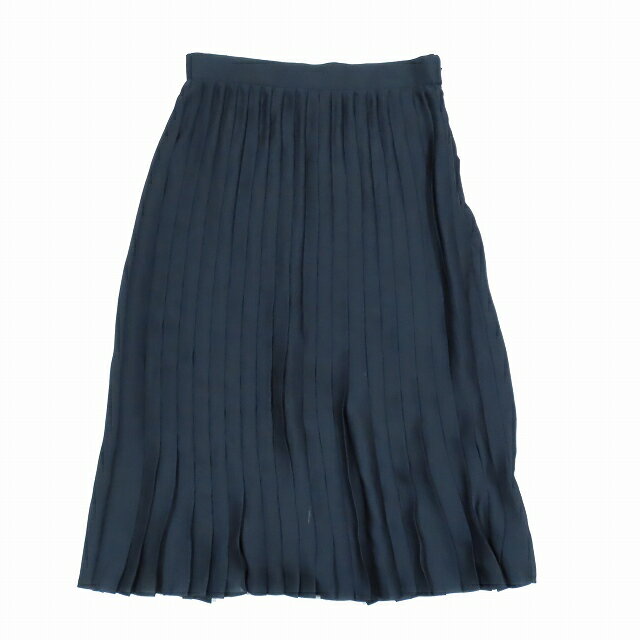【中古】15AW ジバンシィ GIVENCHY シアー プリーツスカート ハーフ 膝丈 36 黒 ブラック 2015年 2010年代/4 レディース 【ベクトル 古着】 241115