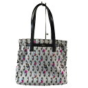 【中古】フルラ FURLA DIGIT L TOTE デジット ミニハチドリプリント ナイロン トートバッグ カバン マルチカラー レディース 【ベクトル 古着】 250111(4)