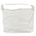 【中古】ゴヤール GOYARD フィッジ ホーボー トートーバッグ ハンドバッグ 肩掛け ショルダーバッグ PVC レザー カバン ヘリンボーン ロゴ 鞄 ホワ...