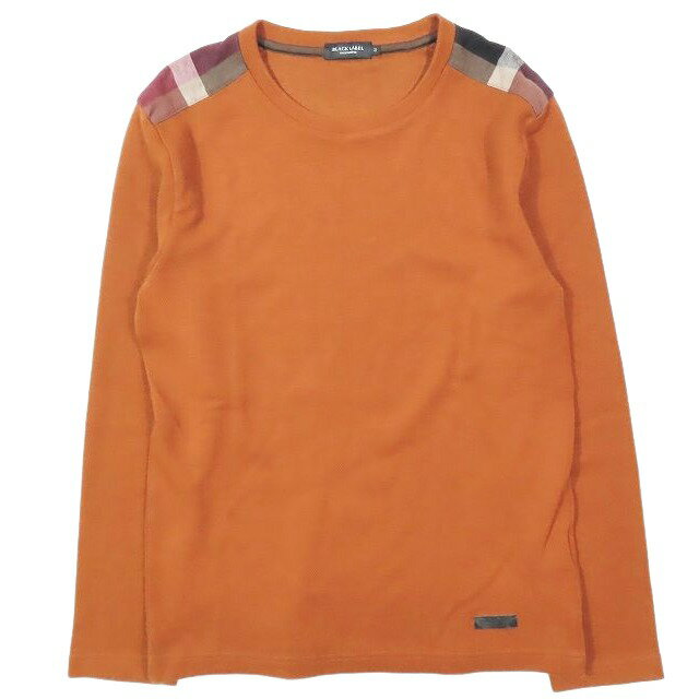 【中古】ブラックレーベルクレストブリッジ BLACK LABEL CRESTBRIDGE ヨーク切替 チェック柄 ニット セ..