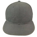 【中古】14ss ヨウジヤマモトプールオム × ニューエラ YOHJI YAMAMOTO POUR HOMME × NEW ERA ロゴ キャップ ベースボール...
