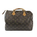 【中古】ルイヴィトン LOUIS VUITTON スピーディ30 モノグラム ミニ ボストン バッグ ハンドバッグ レザー キャンバス 旧型 OLD Vinta...