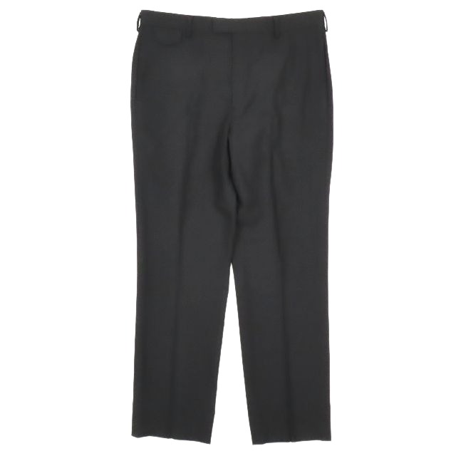 【中古】美品 ヴィンテージ ケンゾーオム Vintage KENZO HOMME スラックス パンツ センタープレス フラップポケット ウール ボトムス ルーマニア製 サイズ52 XL ブラック 黒 メンズ YBA11 【ベクトル 古着】 250221