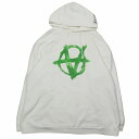 【中古】20SS ヴェトモン VETEMENT Anarchy Hoodie アナーキーフーディ プルオーバーパーカー スウェット カットソー S 白 ホワイト SS20TR312/10 メンズ 【ベクトル 古着】 250306