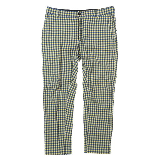 【中古】デパートメントファイブ DEPARTMENT FIVE チェック柄 パンツ ストレッチ イージーパンツ ストレート ボトムス イエロー 32 レディース 【ベクトル 古着】 250313 【中古】デパートメントファイブ DEPARTMENT FIVE チェック柄 パンツ ストレッチ イージーパンツ ストレート ボトムス イエロー 32 レディース 【ベクトル 古着】 250313