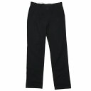 【中古】18AW マルタンマルジェラ 14 Martin Margiela 14 Slim Chino Pants チノパンツ ワークパンツ ボタンフライ トラウザー 48 黒 ブラック S50KA0425 S48916/2 メンズ 【ベクトル 古着】 250329(4)