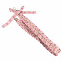 【中古】未使用品 フェンディ FENDI ストラップ ユー STRAP YOU バッグ用ショルダーストラップ リボン 花柄 チロリアンテープ ピンク/4JBA4 レディース 【ベクトル 古着】 250415
