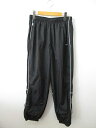 ナイキ NIKE 裏メッシュ ライン ジャージ パンツ ウエストゴム L 黒 ブラック メンズ/9 メンズ 【中古】【ベクトル 古着】 171205 ベクトル マークスラッシュ