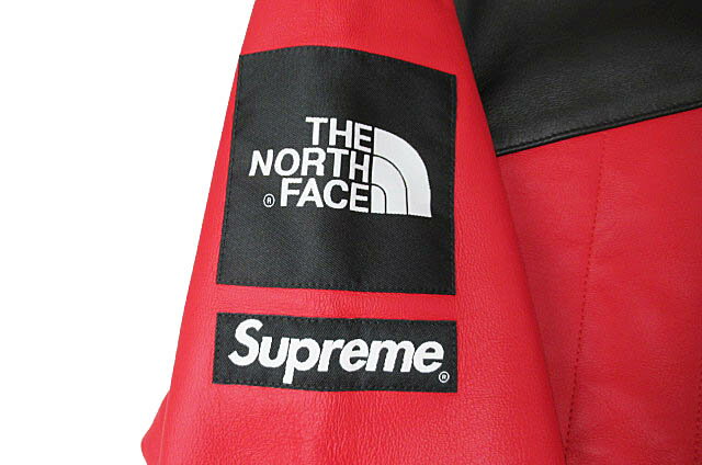 未使用品 シュプリーム SUPREME THE NORTH FACE ノースフェイス 18AW Leather Mountain Parka レザー マウンテン パーカー XL赤レッド ブランド古着ベクトル 中古★AA☆181123 1650 メンズ 【中古】【ベクトル 古着】 181123 プリマベーラ