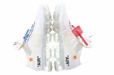 【中古】ナイキ NIKE ×OFF-WHITE オフホワイト THE 10 AIR VAPORMAX AA3831-100 エア ヴェイパーマックス 27 白 ホワイト ブランド古着ベクトル 中古▲■☆AA★200426 0300 メンズ