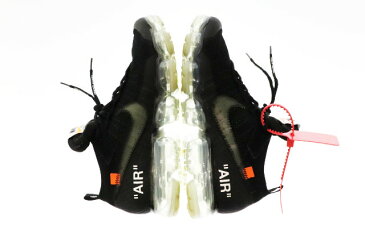 【中古】ナイキ NIKE OFF WHITE オフホワイト THE 10 AIR VAPORMAX FK エアヴェイパーマックス AA3831-002 27 黒 ブラック ブランド古着ベクトル 中古▲■☆AA★200503 0280 メンズ