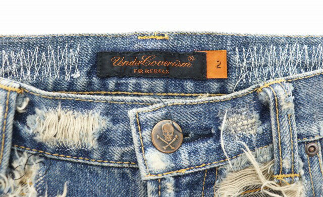 ����šۥ���������С������� UNDERCOVERISM 05AW Arts and Crafts�� 85 Denim ����å��� ��ڥ� �ù� �ǥ˥� �ѥ�� 5A240-P2 2 �� ����ǥ��� �֥롼 �֥��ɸ���٥��ȥ� ��� 230504/109 ���