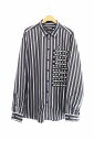 yÁztVY RAF SIMONS 21SS Stripe Oversize Shirt X[Kpb` I[o[TCY XgCv  Vc 54 O[ ubN uhÒxNg  230722/104 Y