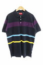 yÁzVv[ SUPREME 00s Crown Striped Polo Shirt NEhJ XgCv |Vc XL ubN p[v uhÒxNg ÁAA231225 Y