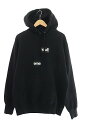 yÁzVv[ SUPREME ~COMME des GARCONS RfM\ 18AW Split Box Logo Hooded Sweatshirt Xvbg {bNX S vg t[fbh XEFbgVc vI[o[ p[J[ S  ubN uhÒxNg  AA 240108 Y