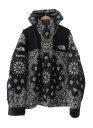 シュプリーム SUPREME ×THE NORTH FACE ノースフェイス 14AW BANDANA MOUNTAIN PARKA バンダナ マウンテン パーカー ジャケット NP51400I L 黒 ブラック ブランド古着ベクトル 中古 ☆AA★ 240211 メンズ