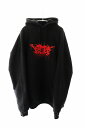 yÁzFg xg VETEMENTS 17AW Oversized Printed Hoodie ^S vg vI[o[ p[J[ WAH18TR13 M ubN uhÒxNg ÁAA 240127 Y