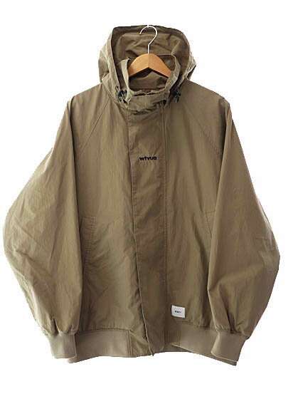 【中古】ダブルタップス WTAPS 21AW INCOM JACKET NYCO.WEATHER ナイロン コットン ウェザー インカム ジャケット ブルゾン 212WVDT-JKM03 03 カーキ ブランド古着ベクトル 中古 ☆AA★ 240308 …