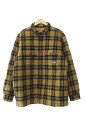 yÁzVv[ SUPREME 21AW Quilted Plaid Flannel Shirt Lebh vCh tl Vc `FbN  WPbg L  O[ uhÒxNg  AA 240410 Y