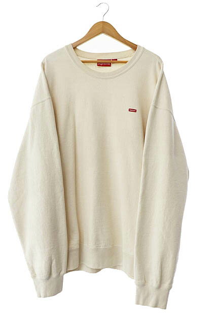 【中古】シュプリーム SUPREME 20AW Small Box Crewneck スモール ボックス クルーネック スウェット トレーナー XXL ナチュラル ブランド古着ベクトル 中古 ☆AA★ 240430 メンズ