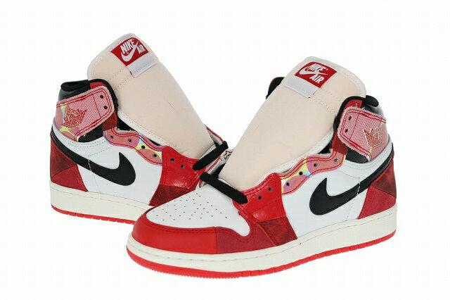 【中古】ナイキ NIKE AIR JORDAN 1 HIGH OG SP GS NEXT CHAPTER SPIDER MAN UNIVERSITY RED エア ジョーダン 1 ハイ ネクスト チャプター スパイダーマン ユニバーシティーレッド DV1753-601 22.5 ブランド古着ベクトル 中古 ▲■240416 レディース