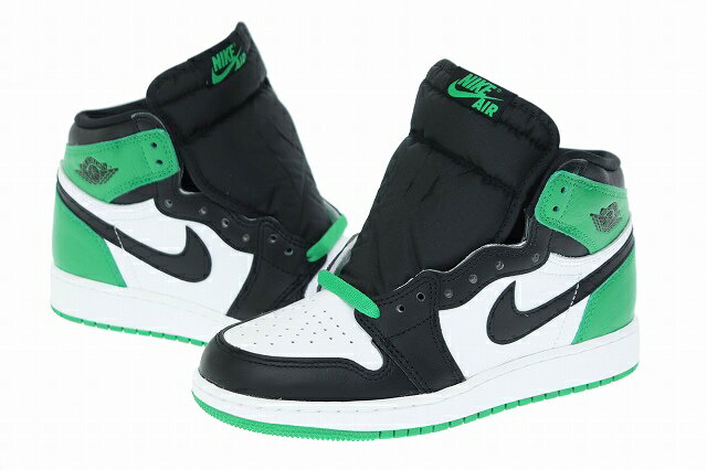 ナイキ NIKE AIR JORDAN 1 RETRO HIGH OG GS CELTICS Lucky Green エア ジョーダン レトロ ハイ セルティックス ラッキー グリーン FD1437-031 23.5 ブランド古着ベクトル 中古 ▲■240503 レディース