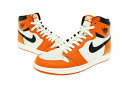 【中古】ナイキ NIKE AIR JORDAN1 RETRO HIGH REVERSE SHATTERED BACKBORD エアジョーダン シャッターバックボード 555088-113 26.5 オレンジ ブランド古着ベクトル 中古▲ 250601 メンズ