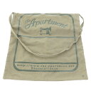 【中古】the Apartment アパートメント CANBAS SHOPPING BAG キャンバス ショッピング トート バッグ オリーブ ブランド古着ベク...
