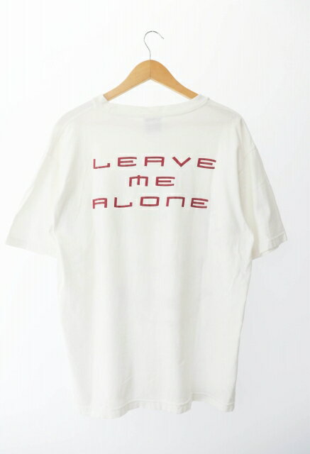 【中古】ヴィンテージ VINTAGE 90s 1996 THE SMASHING PUMPKINS LEAVE ME ALONE GIANT BODY スマッシング パンプキンズ リーヴ ミー アローン Tシャツ バンドT 半袖 白 ホワイト ブランド古着ベクトル 中古 240806 メンズ