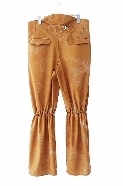 【中古】Nobuyuki Matsui ノブユキマツイ 24AW Sand Pants サンド パンツ 泥染 加工 シンチバック 2 ベージュ ブランド古着ベクトル 中古●■241117 メンズ