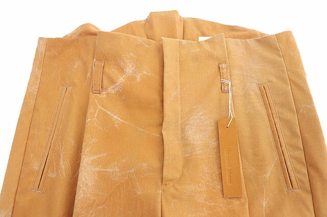 【中古】Nobuyuki Matsui ノブユキマツイ 24AW Sand Pants サンド パンツ 泥染 加工 シンチバック 2 ベージュ ブランド古着ベクトル 中古●■241117 メンズ
