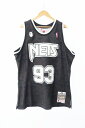 【中古】アベイシングエイプ A BATHING APE ×MITCHELL & NESS ミッチェル アンド ネス BROOKLYN NETS JERSEY ブ...