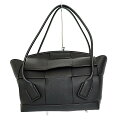 【中古】ボッテガヴェネタ BOTTEGA VENETA ARCO MEDIUM アルコ ミディアム マキシ イントレチャート トート バッグ 黒 ブラック ブラ...