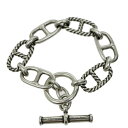 【中古】グッチ GUCCI 70s VITAGE ヴィンテージ Anchor Link Silver Bracelet アンカー リンク チェーン ブレスレット...