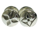 【中古】ルイヴィトン LOUIS VUITTON ブトン ドゥ マンシェット モチーフ モノグラム カフス 925 SILVER M30976 シルバー ブラン...