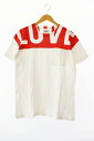 【中古】タカヒロミヤシタザソロイスト TAKAHIRO MIYASHITA The Soloist. Love Tee ラブ プリント 半袖 Tシャツ sgt.0006 S 白 ホワイト ブランド