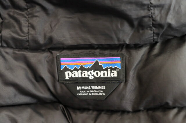 【中古】パタゴニア Patagonia ダウン セーター フーディー ジャケット 84701 M 黒 ブラック ブランド古着ベクトル 中古●250501 メンズ