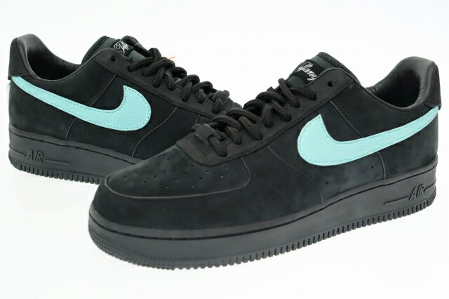 【中古】ナイキ NIKE ×TIFFANY & CO. ティファニー AIR FORCE 1 1837 エアフォース1 ロー DZ1382-001 29 ブラッ...