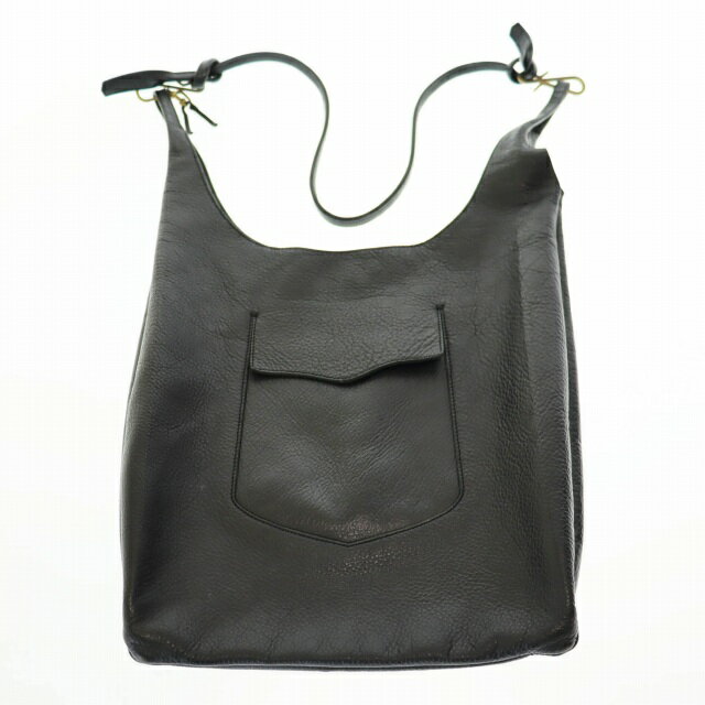 楽天ベクトル プリマベーラ店【中古】NICENESS ナイスネス 21AW HORSE LEATHER SHOULDER BAG LOWE LOWE-MIDI ホースレザー ショルダー バッグ NN-LCLA03 黒 ブラック ブランド古着ベクトル 中古 ▲ 250620
