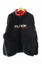 【中古】ダブレット doublet 18AW POLYESTER FLEECE HALF-ZIP PULLOVER ポリエステル フリース ハーフジップ プルオーバー パーカー 18AW23SH54 M 黒 ブラック ブランド古着ベクトル 中古 ☆AA★ 250626
