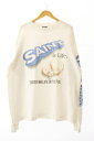 【中古】セントマイケル SAINTMICHAEL 24SS HEART COOKIE SA_LS TEE ハート クッキー ロングスリーブ 長袖Tシャツ SM-YS1-0000-C39 XL 白 ホワイト ブランド古着ベクトル 中古 ☆AA★■ 250703