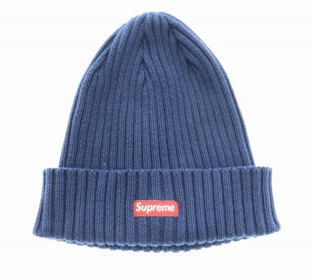 【中古】シュプリーム SUPREME 16SS Overdyed Beanie オーバーダイ ビーニー ニット帽 紺 ネイビー ブランド古着ベクトル 中古☆AA★▲250729 メンズ