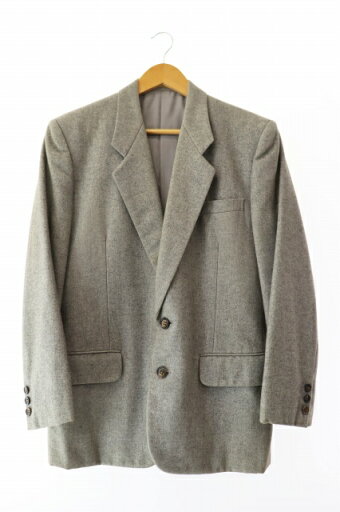【中古】コムデギャルソン COMME des GARCONS HOMME 80s デカオム 2Bノーベント テーラード ジャケット HS05009 S グレー ブランド古着ベクトル 中古 ☆AA★ 250810 【中古】コムデギャルソン COMME des GARCONS HOMME 80s デカオム 2Bノーベント テーラード ジャケット HS05009 S グレー ブランド古着ベクトル 中古 ☆AA★ 250810