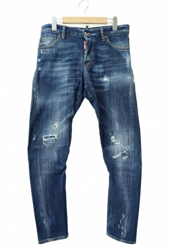 【中古】ディースクエアード DSQUARED2 16SS SEXY TWIST JEAN セクシーツイスト ダメージ ペイント加工 ジーンズ デニム パンツ S71LB0193 S30342 44 インディゴ ブルー ブランド古着ベクトル 中古☆AA★●250830 メンズ 【中古】ディースクエアード DSQUARED2 16SS SEXY TWIST JEAN セクシーツイスト ダメージ ペイント加工 ジーンズ デニム パンツ S71LB0193 S30342 44 インディゴ ブルー ブランド古着ベクトル 中古☆AA★●250830 メンズ