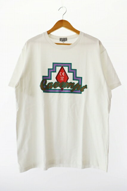 【中古】シーイー C.E プリント 半袖Tシャツ XL 白 ホワイト ブランド古着ベクトル 中古 250707
