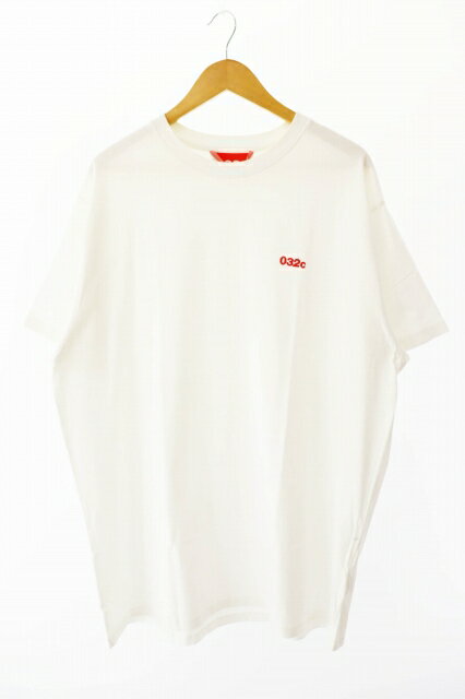 Rakuten - 【中古】032c ゼロスリートゥーシー ロゴ刺繍 半袖Tシャツ XXL 白 ホワイト ブランド古着ベクトル 中古●250711 メンズ