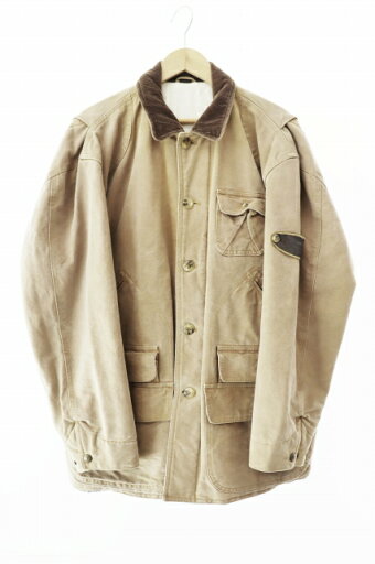 【中古】ヴィンテージ VINTAGE 90s〜00s ダック カバーオール ワーク ジャケット ベージュ ブランド古着ベクトル 中古●250719 メンズ 【中古】ヴィンテージ VINTAGE 90s〜00s ダック カバーオール ワーク ジャケット ベージュ ブランド古着ベクトル 中古●250719 メンズ