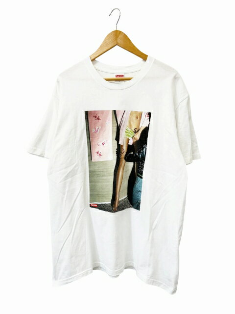 Rakuten - 【中古】シュプリーム SUPREME 22SS Model Tee プリント 半袖 Tシャツ L 白 ホワイト ブランド古着ベクトル 中古☆AA★260506 メンズ