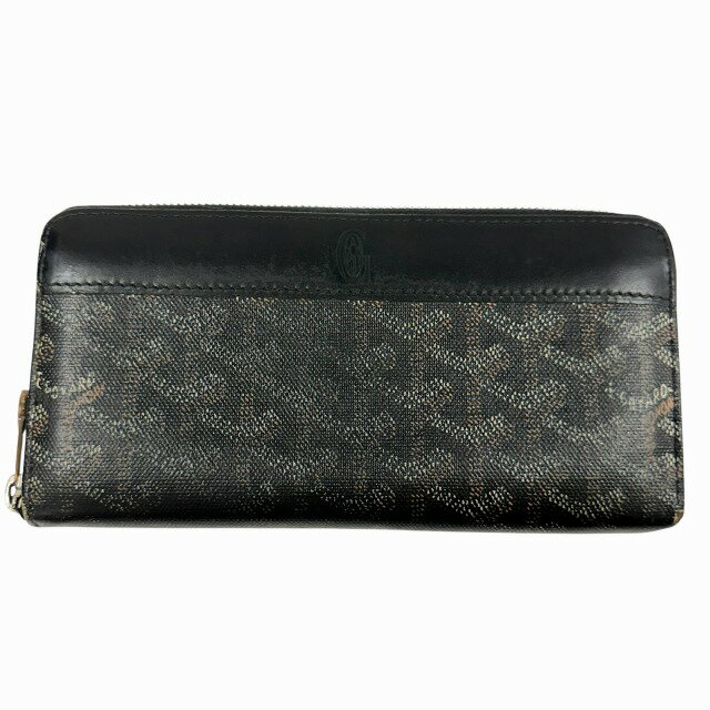 Rakuten - 【中古】ゴヤール GOYARD マティニョンGM ラウンドジップ ウォレット 長財布 黒 ブラック ブランド古着ベクトル 中古●▲260508 メンズ レディース