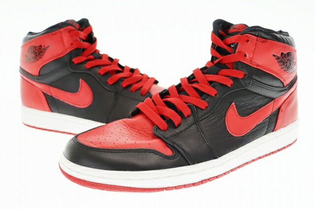 šۥʥ NIKE AIR JORDAN 1 RETRO HIGH Banned 2011 硼1 ϥ Х 432001-001 28.5...